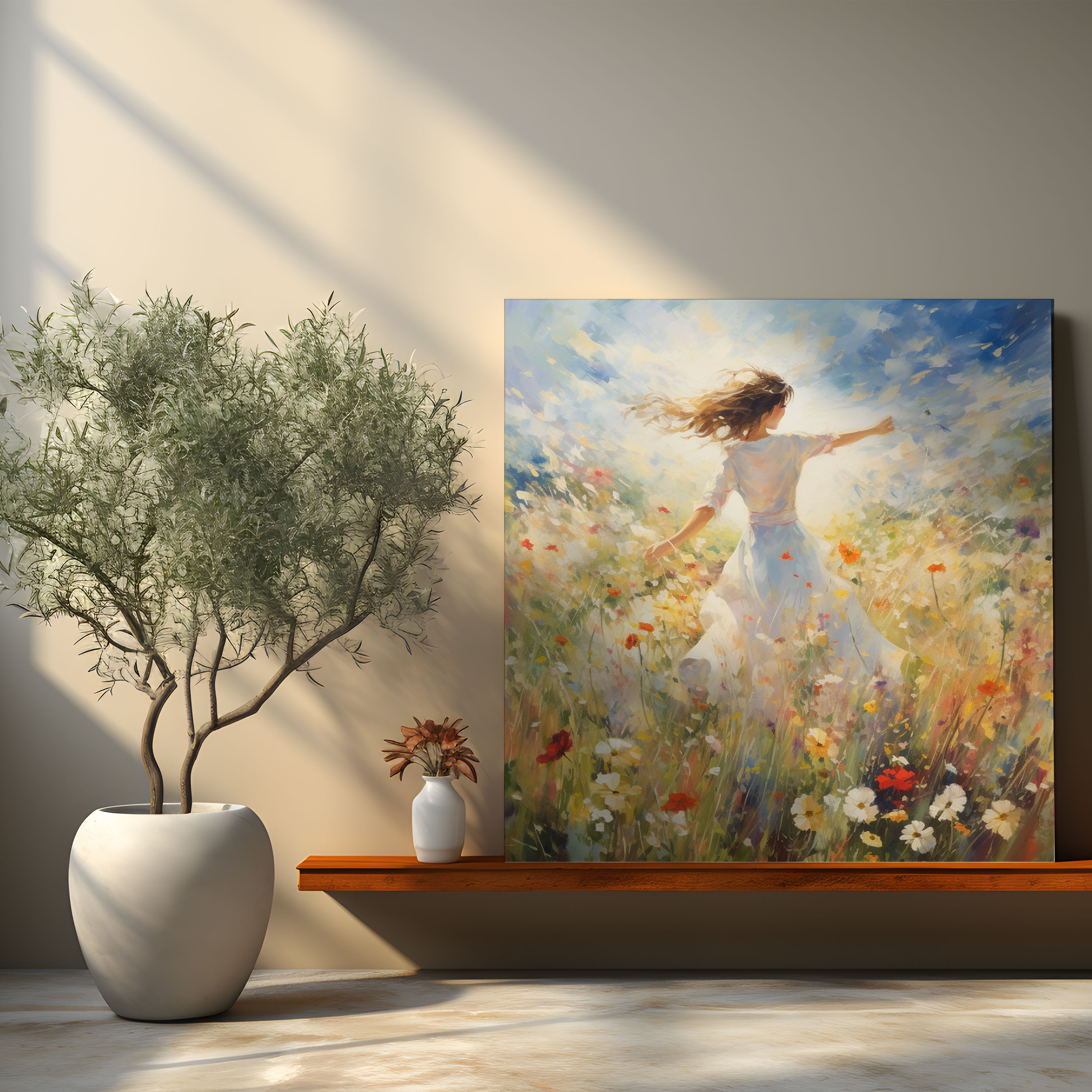Wildflower Canvas Print - Impressionist Wall Art - Wildflower, Home Decoration, Wildflower, Canvas Print