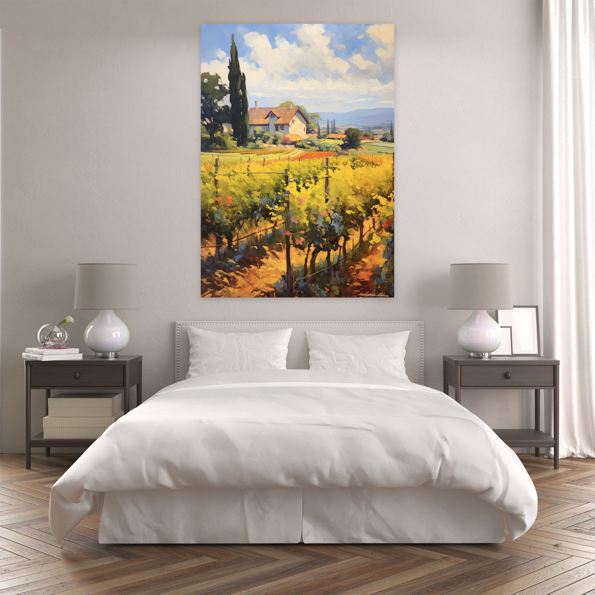 Wine Wall Art - Wine, Canvas, Wine Wall Art, Golden Hues