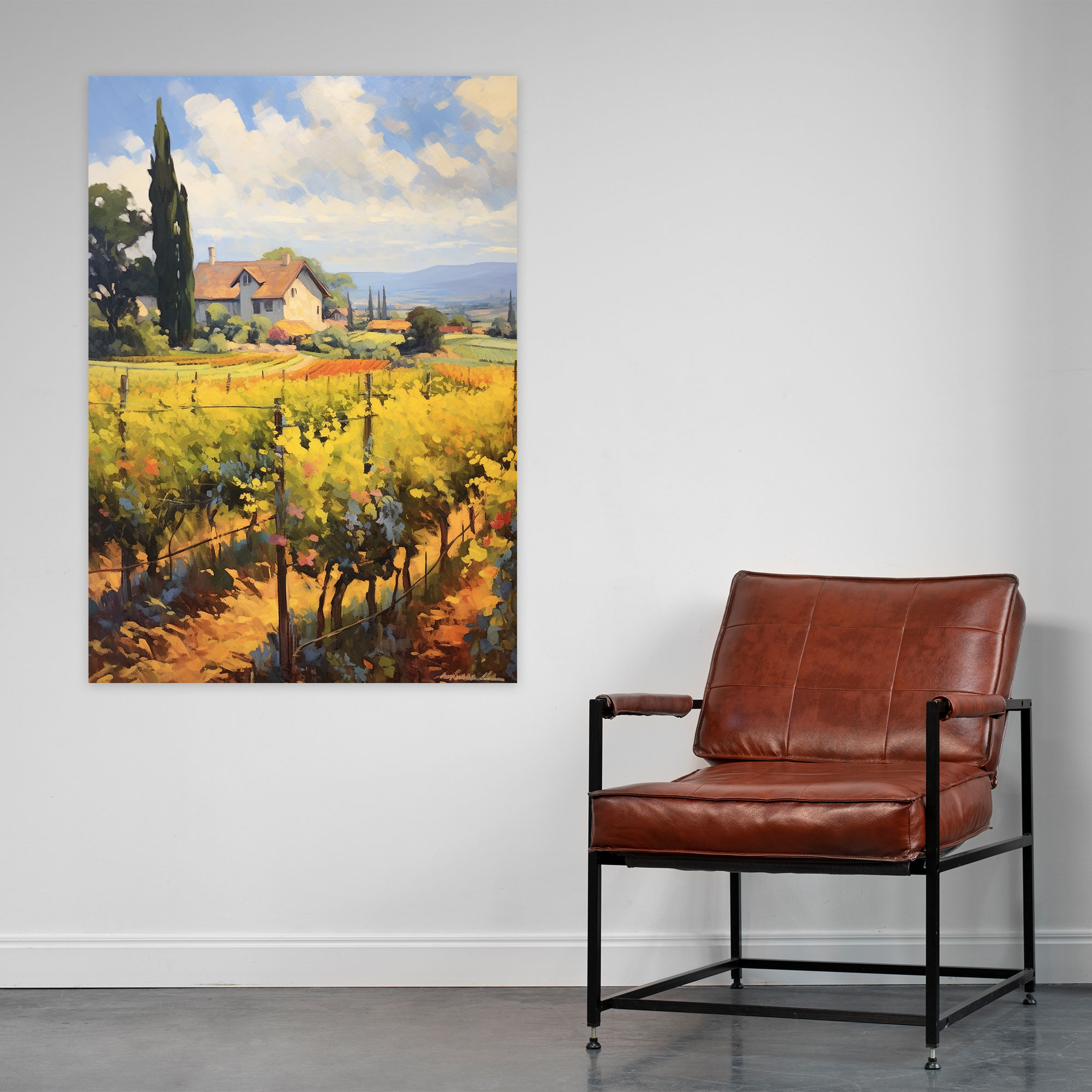 Wine Wall Art - Wine, Canvas, Wine Wall Art, Golden Hues