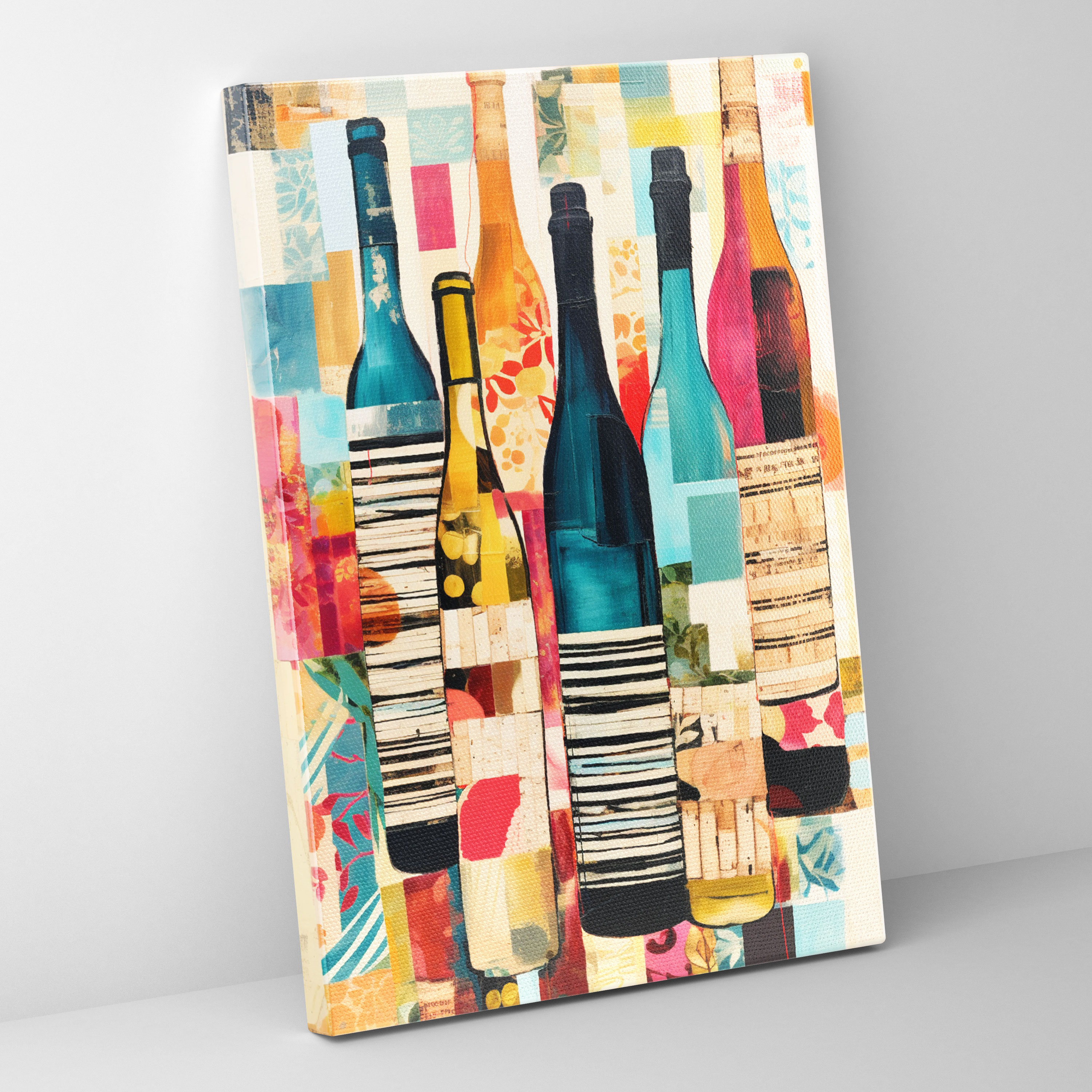 Wine Wall Art - Wine, Home Decoration, Textures, Wall Decoration