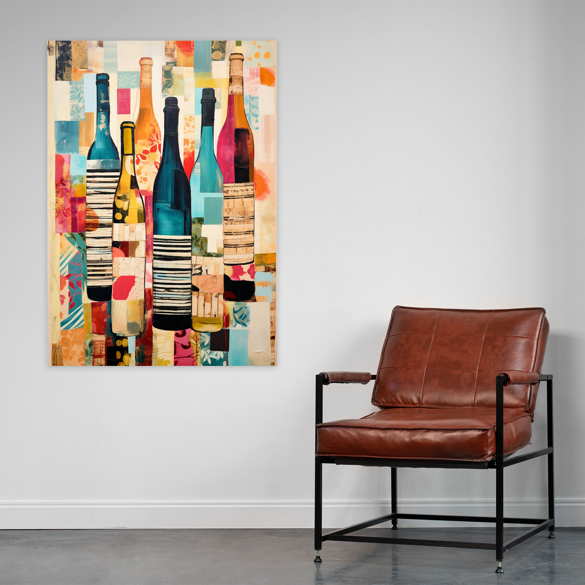 Wine Wall Art - Wine, Home Decoration, Textures, Wall Decoration