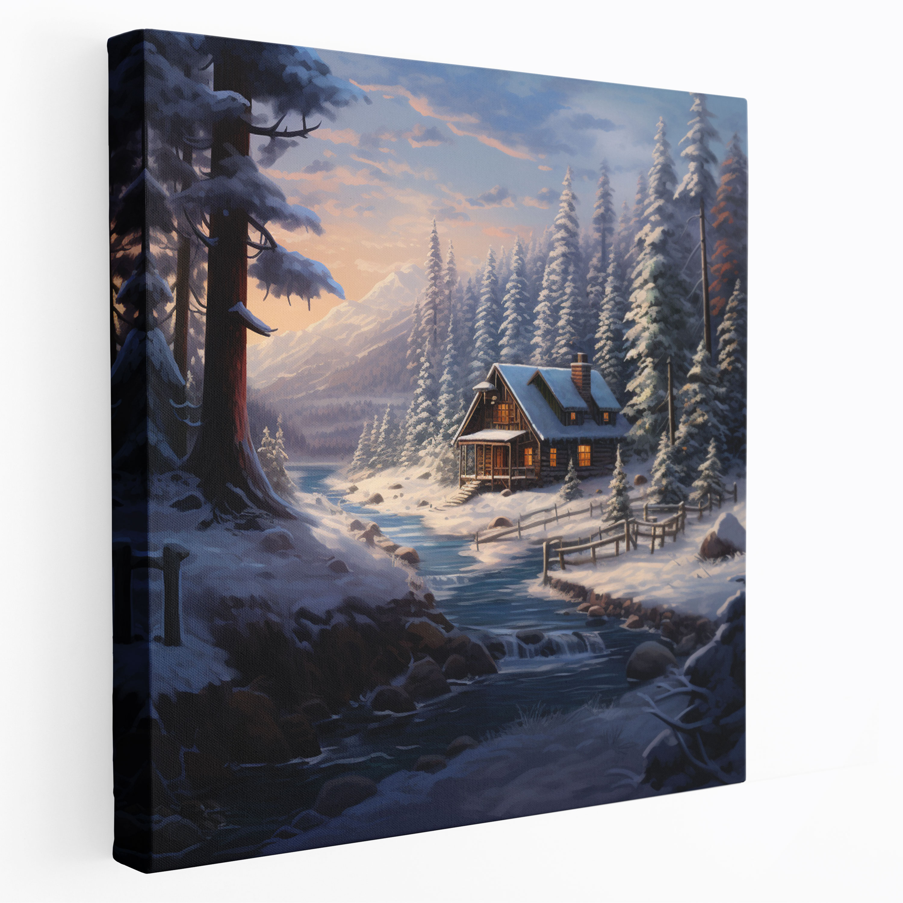 Winter Wonderland Canvas Print - Winter, Canvas Print, Snowy Landscape, Winter