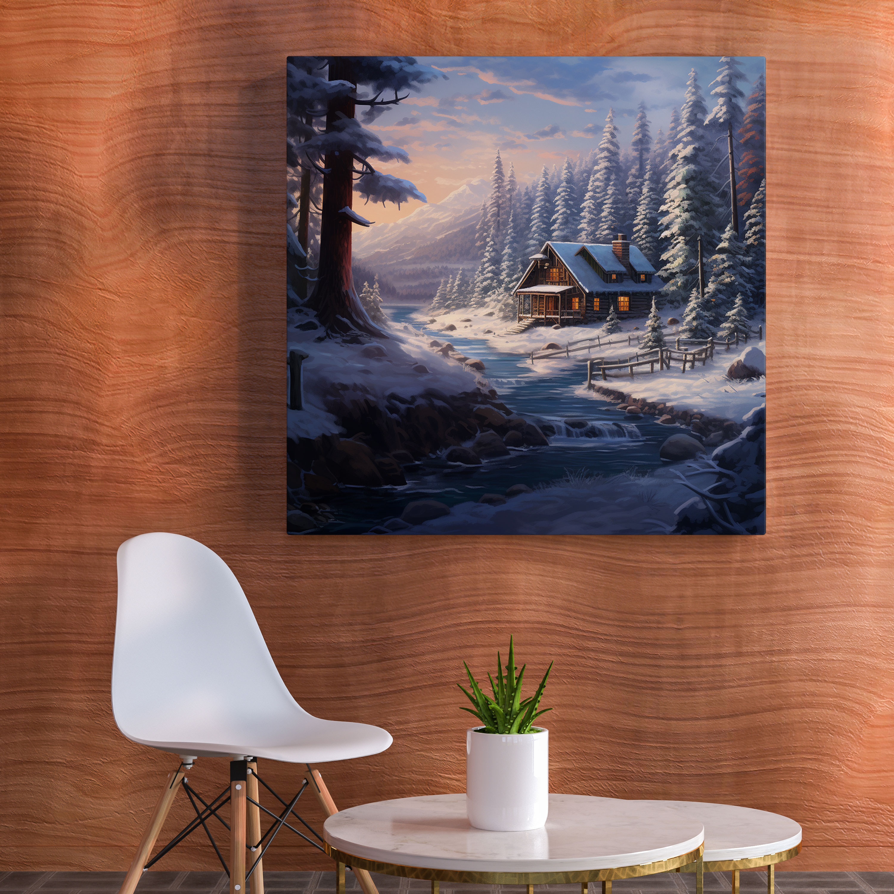 Winter Wonderland Canvas Print - Winter, Canvas Print, Snowy Landscape, Winter