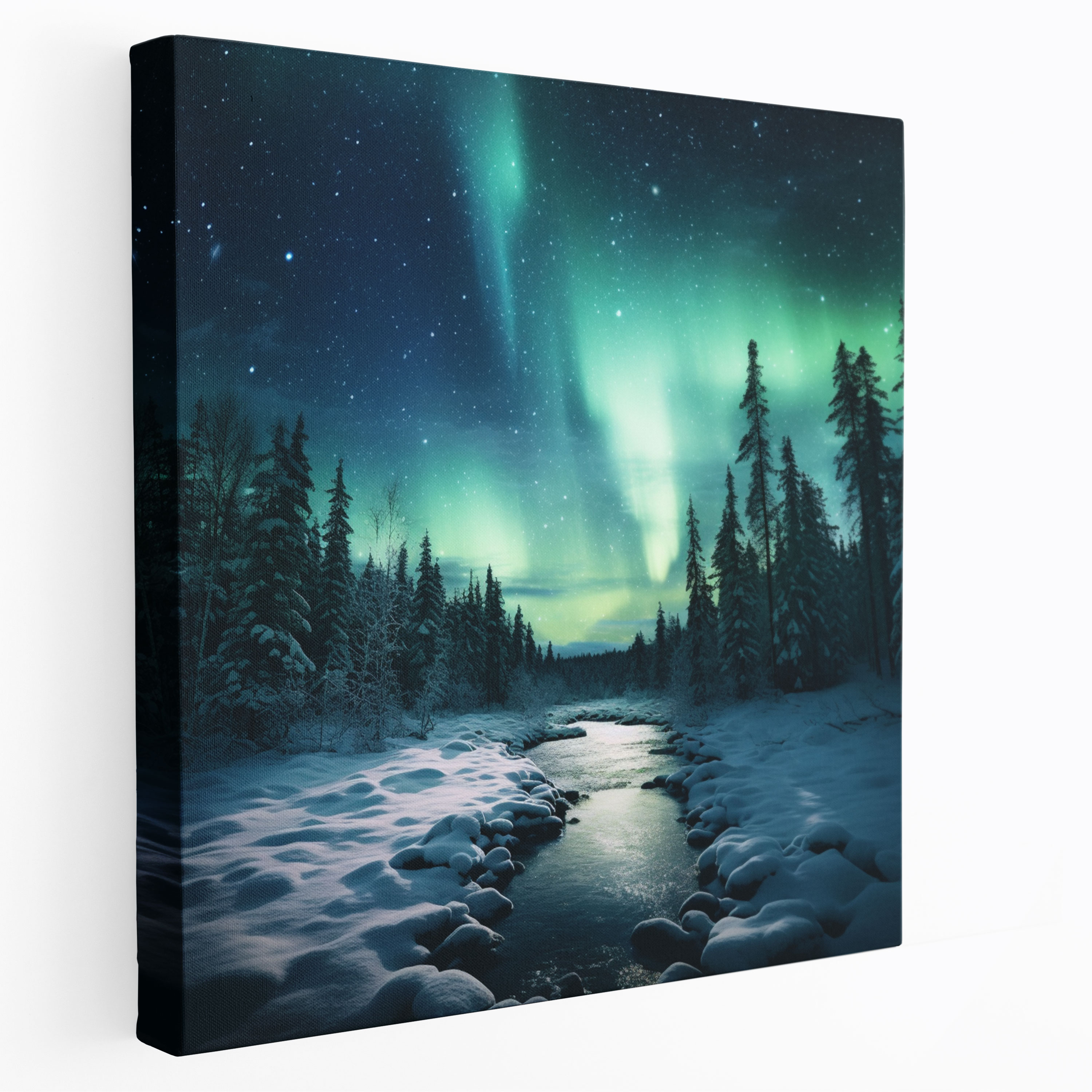 Winter Aurora Canvas Print - Winter, Canvas Print, Canvas, Aurora