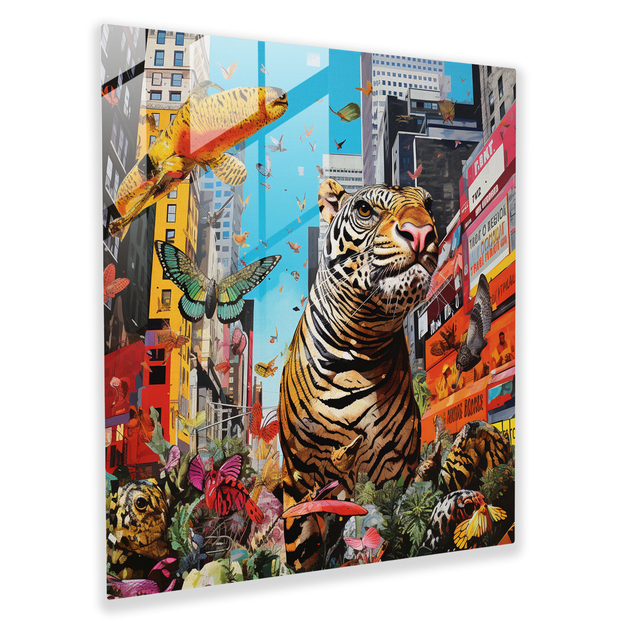 Wildlife Glass Wall Art - Endangered Species - Wildlife, Glass Art, Home Decoration, Modern Art