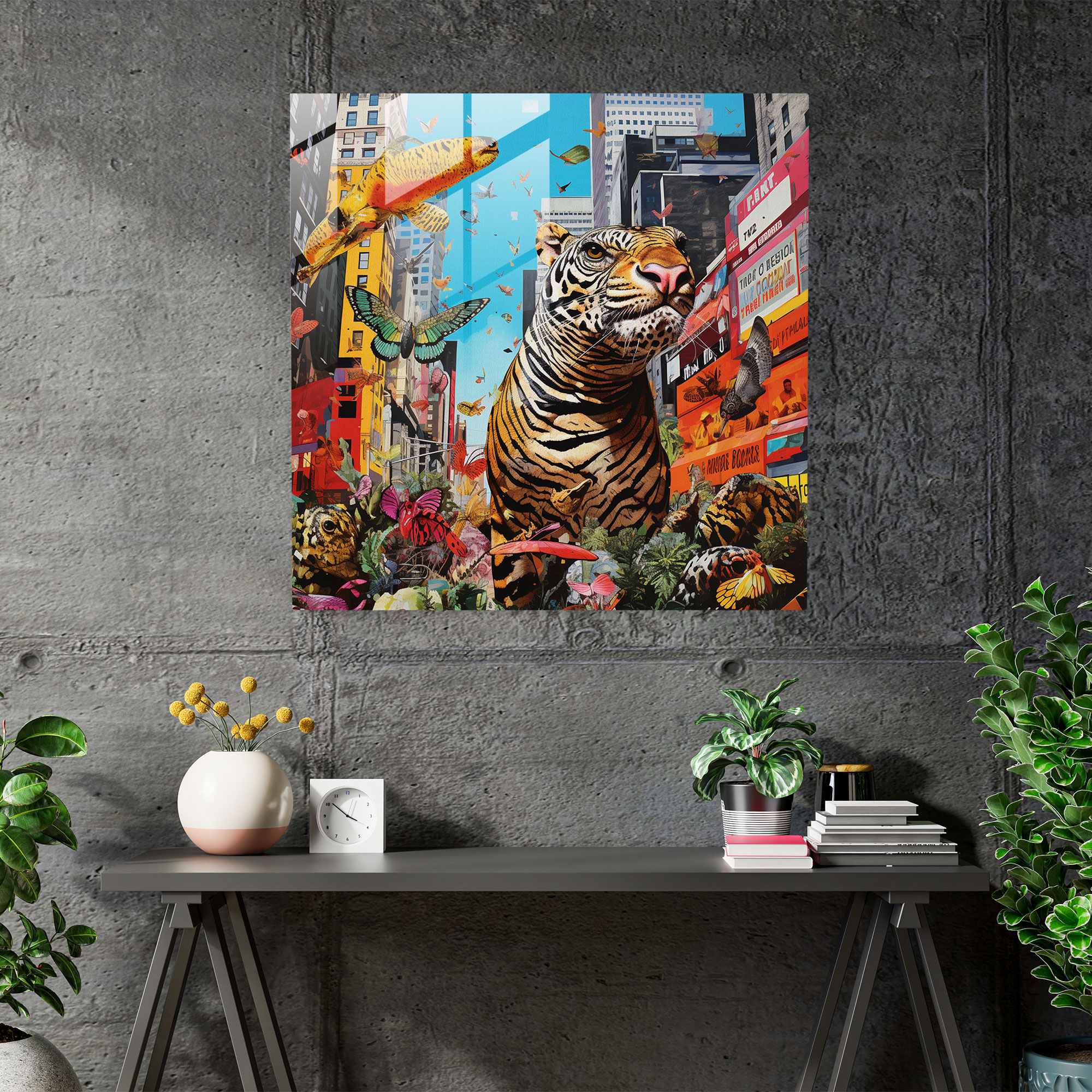 Wildlife Glass Wall Art - Endangered Species - Wildlife, Glass Art, Home Decoration, Modern Art