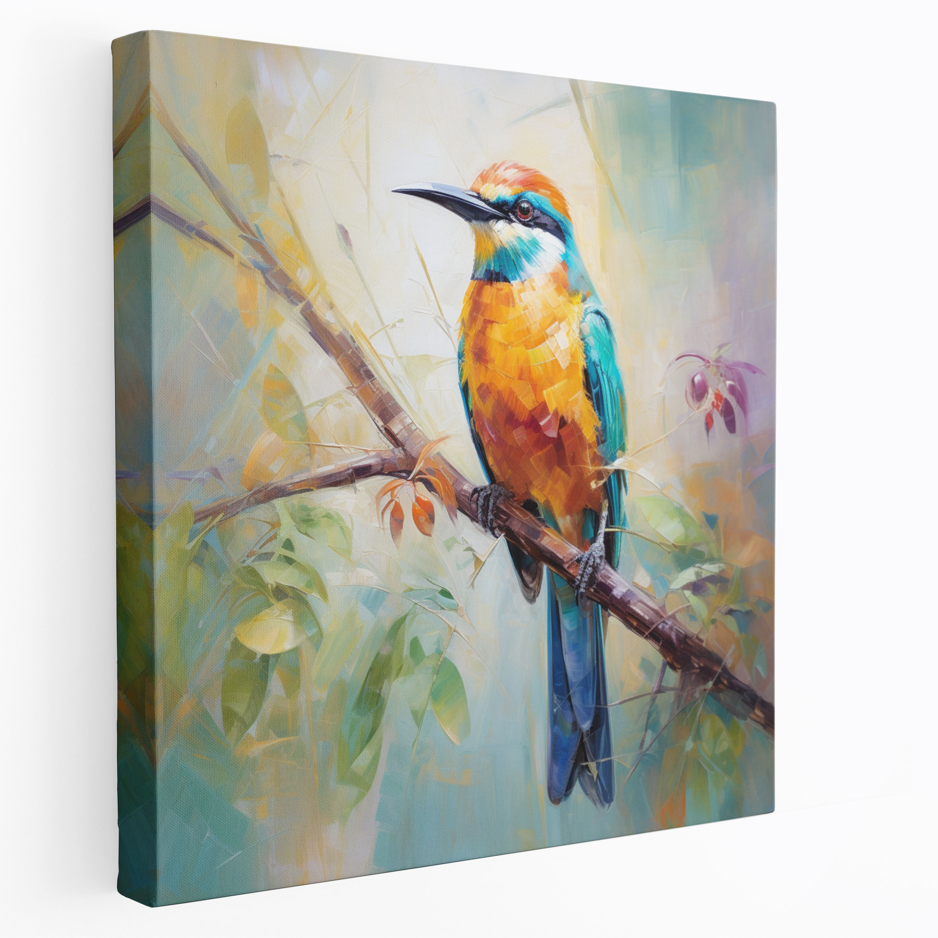 Wildlife Wall Art - Tropical Bird Oil Painting - Wildlife, Wildlife, Oil Painting, Tropical Bird