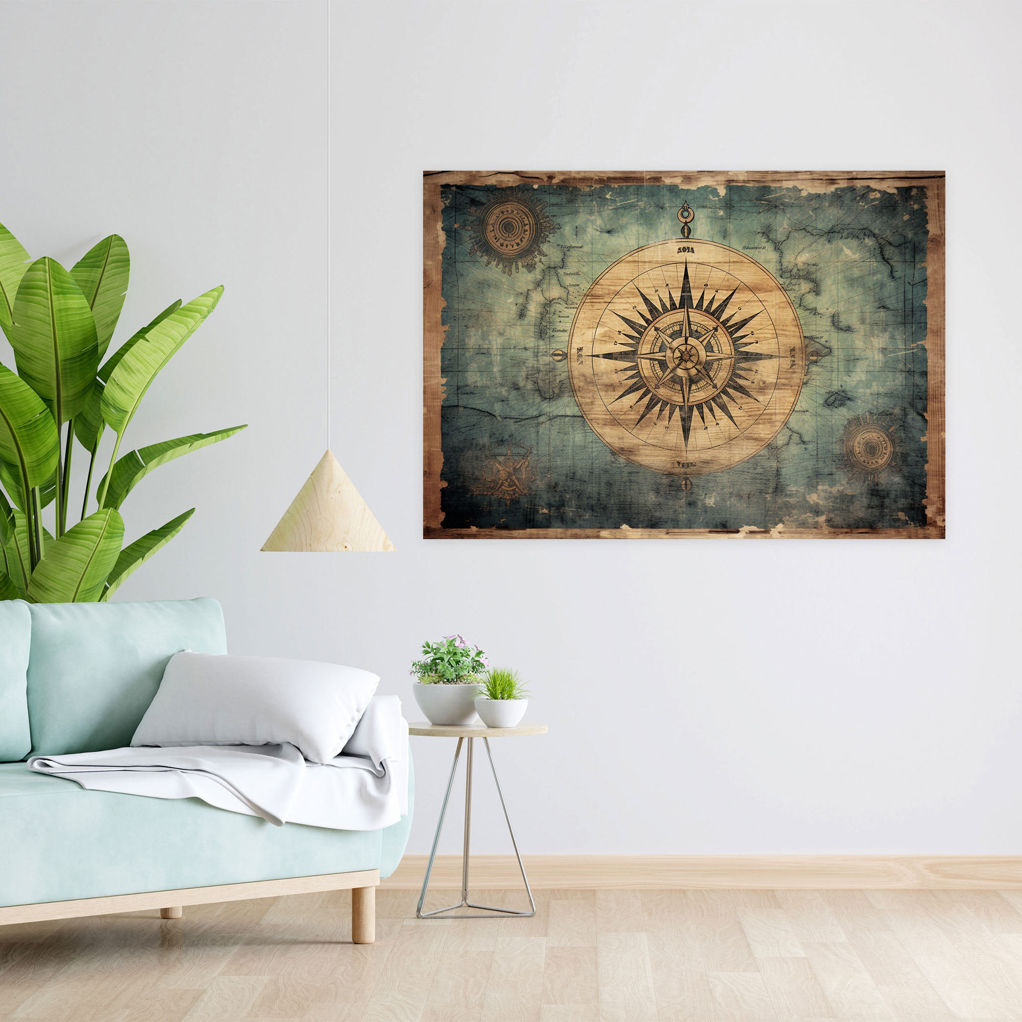 Rustic World Map Canvas Print - World Map, Wall Art, World Map, Canvas Print