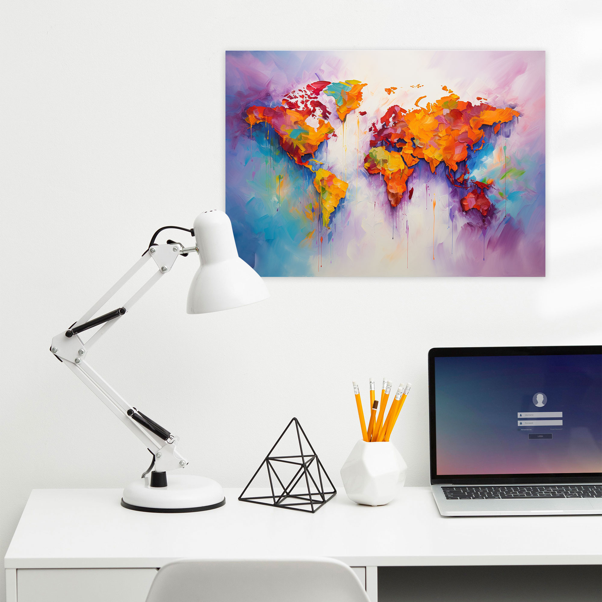 World Map Canvas Print - World Map, World Map, Canvas Print, Canvas