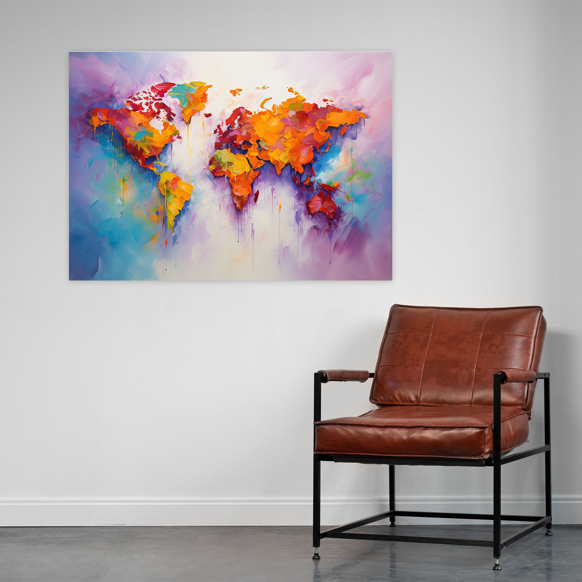 World Map Canvas Print - World Map, World Map, Canvas Print, Canvas
