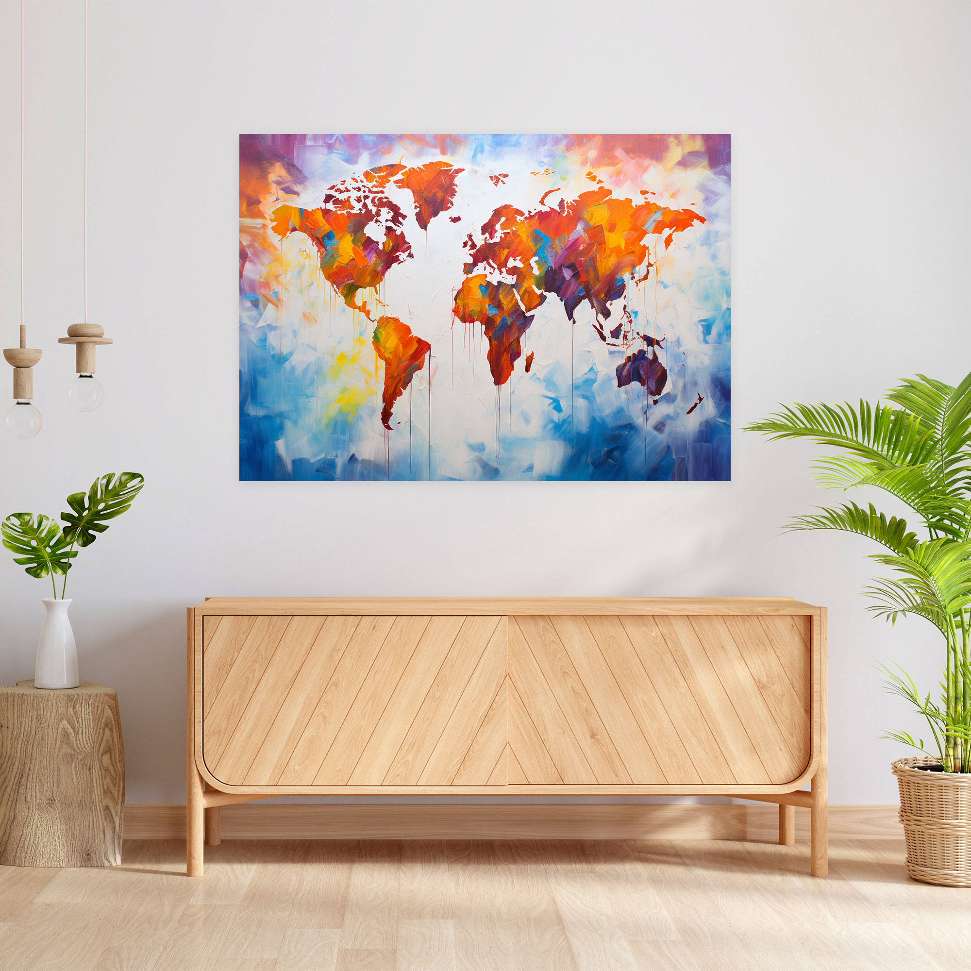 World Map Wall Art - World Map, World Map, Canvas, Canvas Wall Art