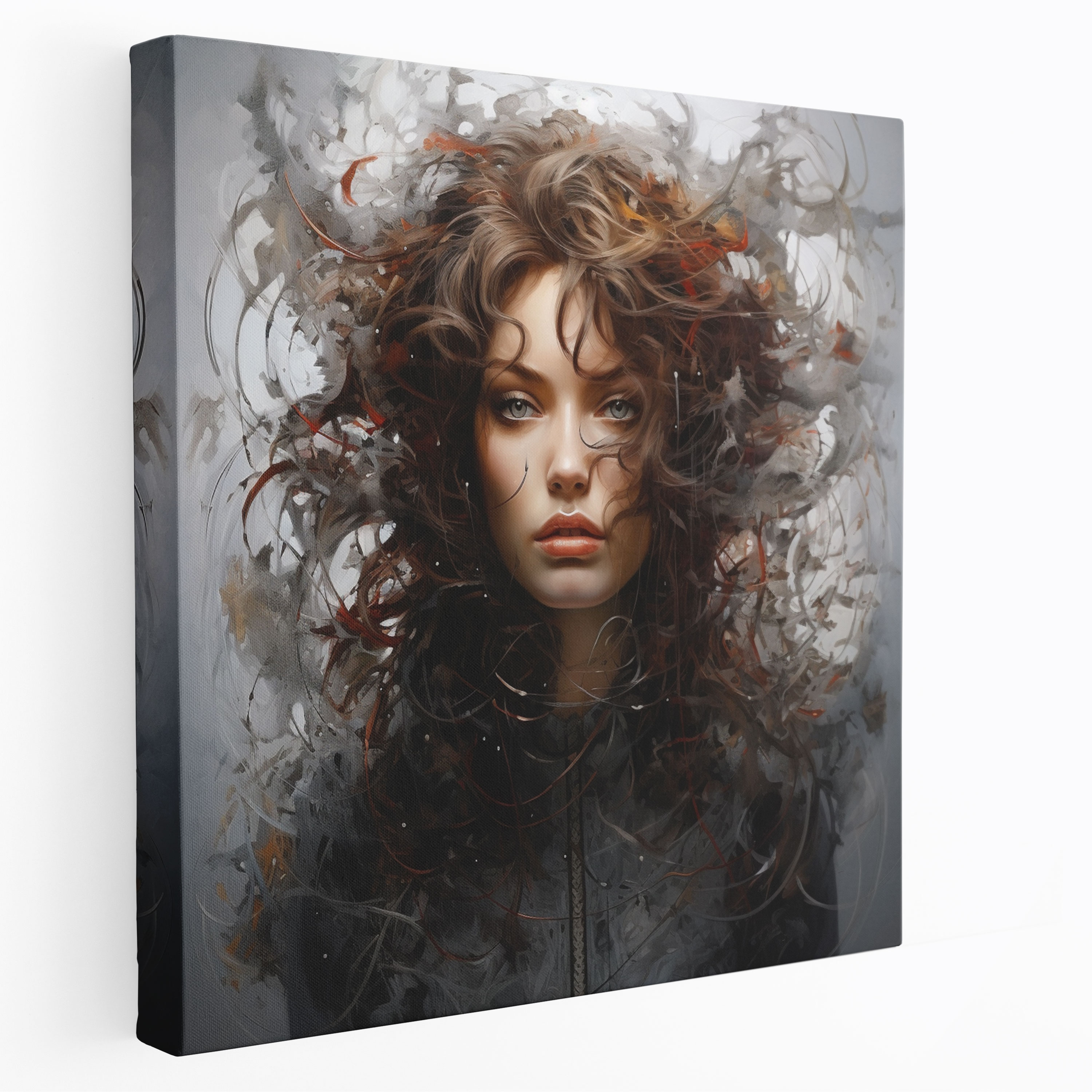 Woman Wall Art: Authentic Emotions - Woman, Woman, Wall Art, Canvas Print