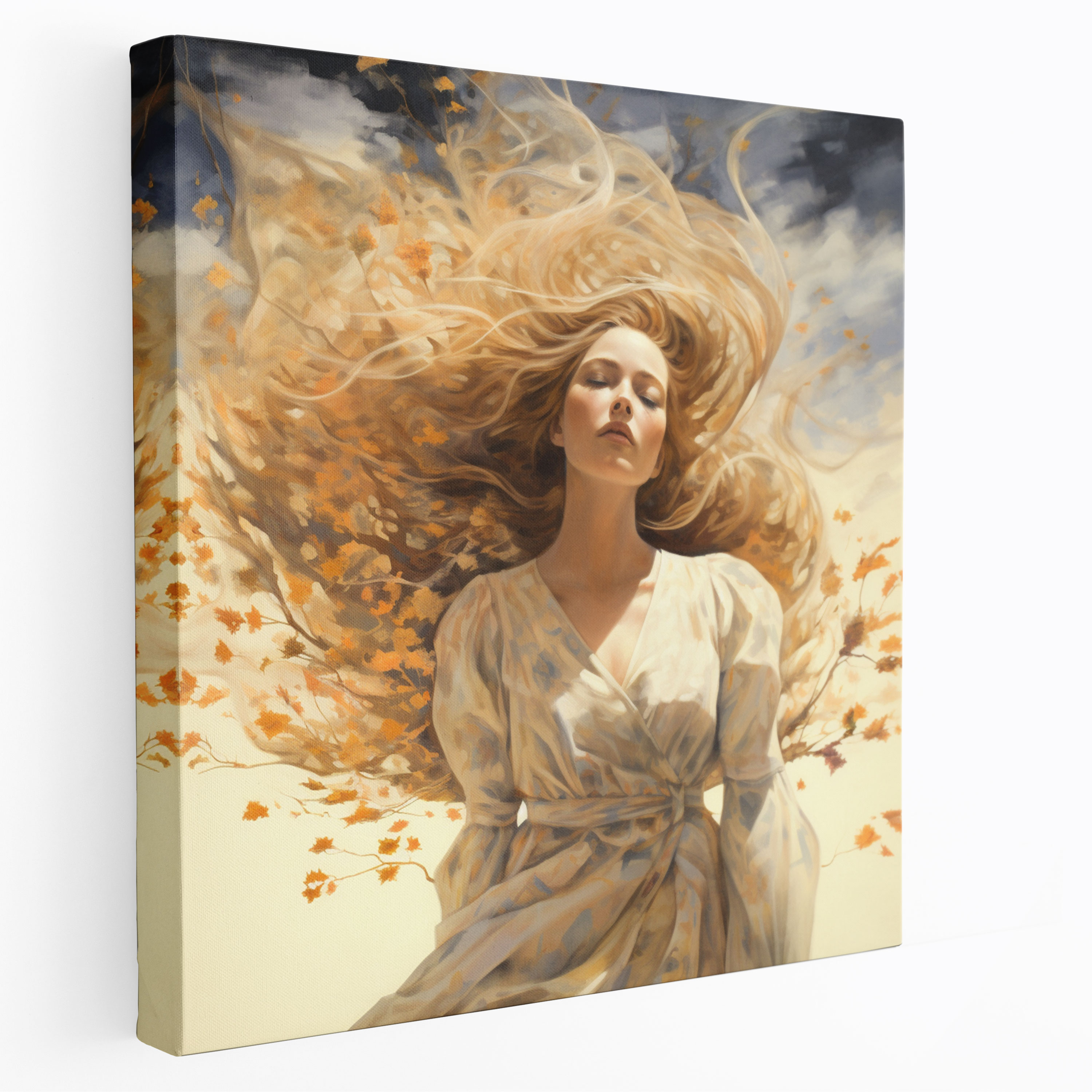 Woman Wall Decoration - Contemporary Illustration Canvas Print - Woman, Contemporary Illustration, Nature, Canvas Print