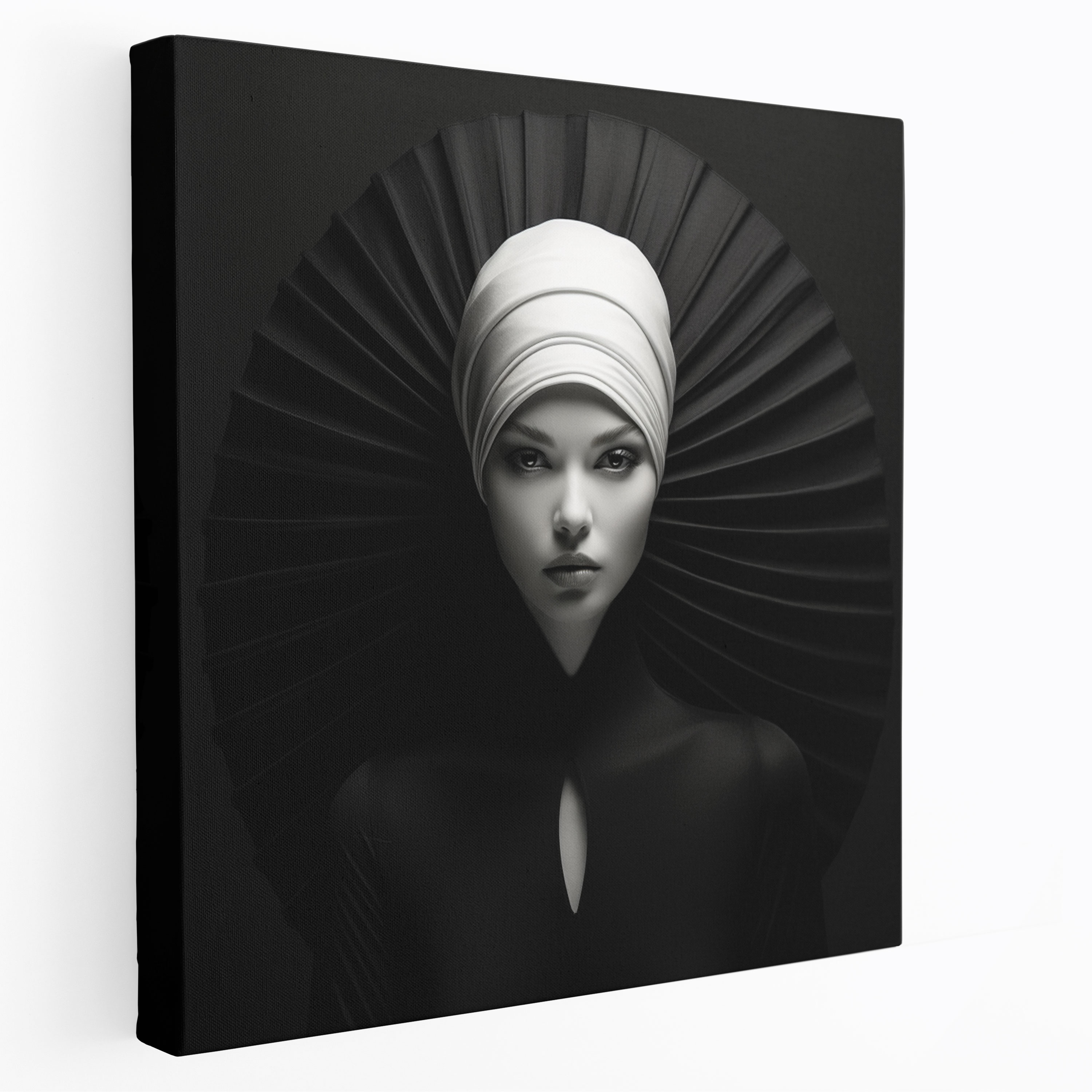 Woman Canvas Print - Minimalist Black And White Wall Art - Woman, Woman, Canvas Wall Art, Wall Art