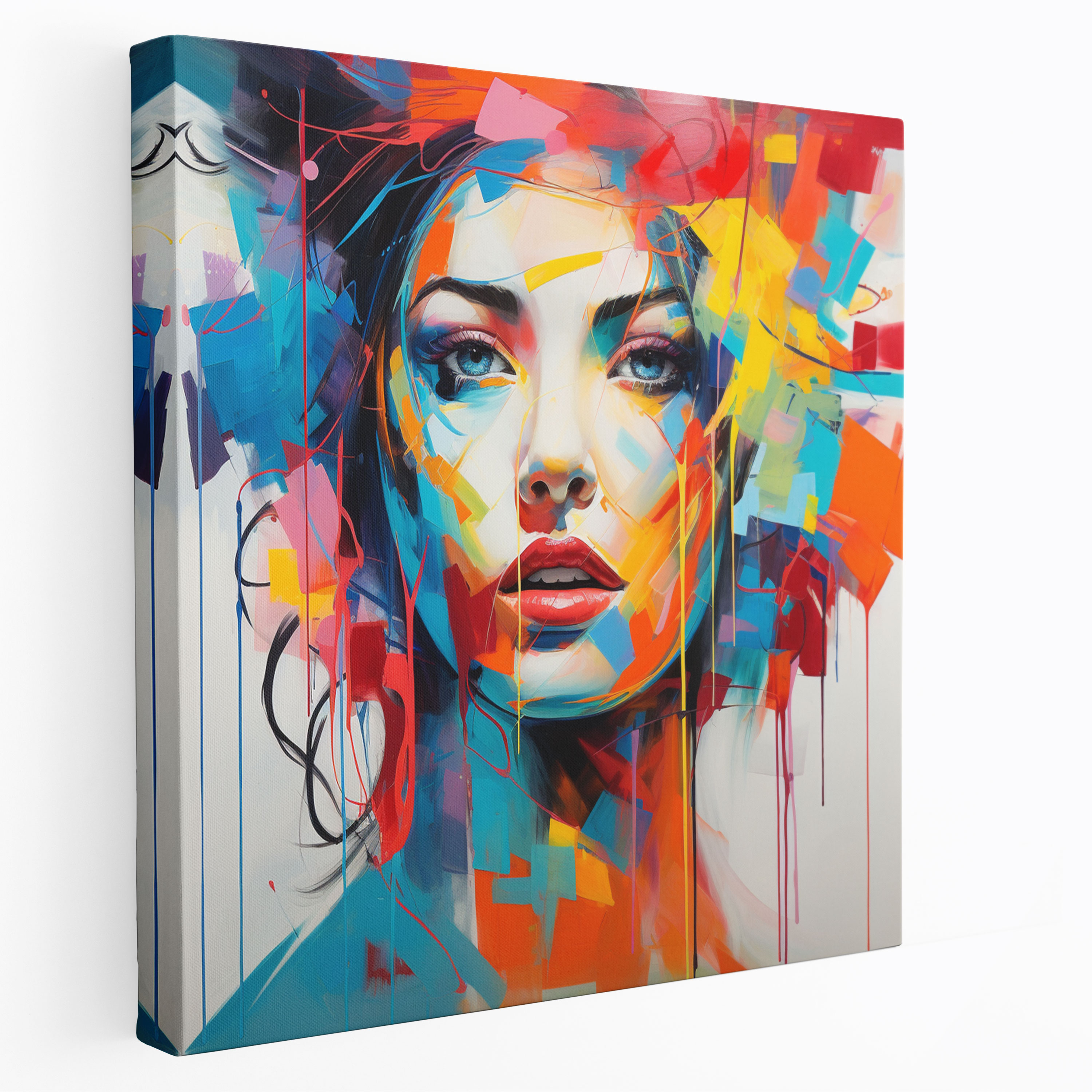 Woman Canvas Print - Modern Abstract Wall Art - Woman, Home Decoration, Canvas Print, Wall Decoration
