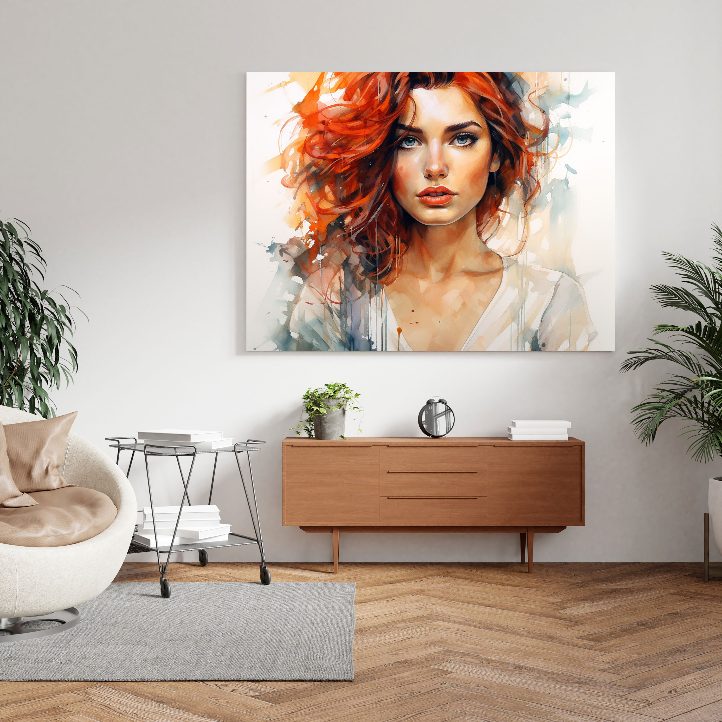 Woman Canvas Print - Empowered Portraiture - Woman, Canvas, Empowered, Inspiration