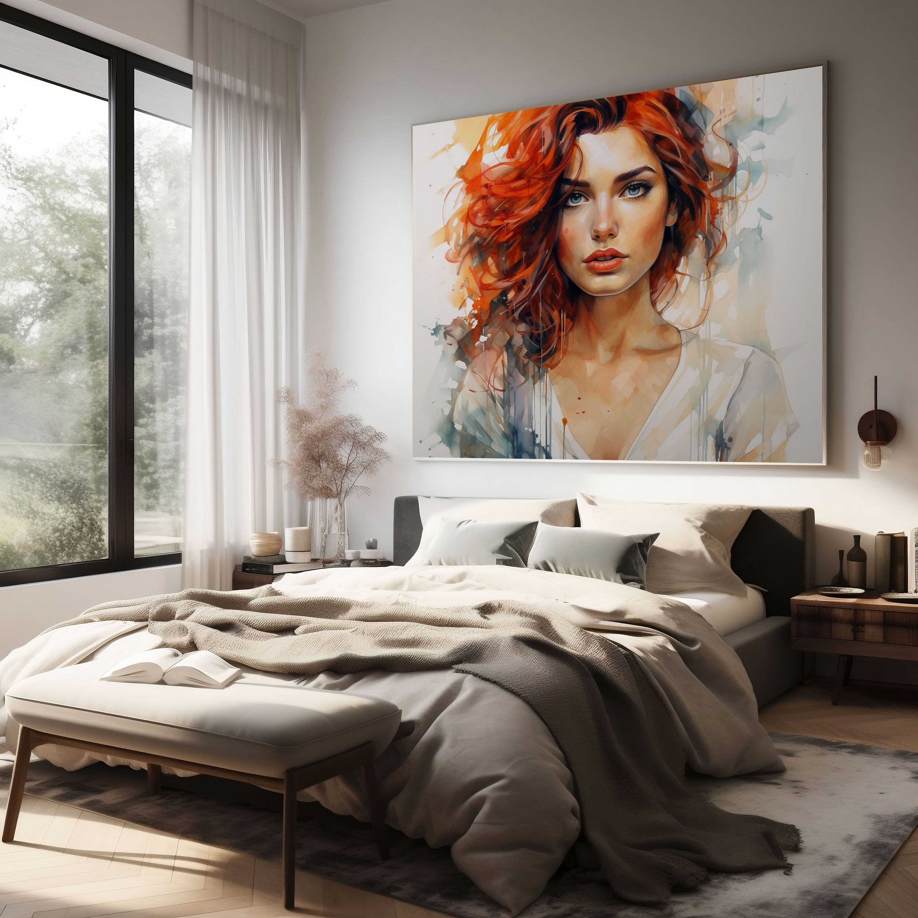 Woman Canvas Print - Empowered Portraiture - Woman, Canvas, Empowered, Inspiration