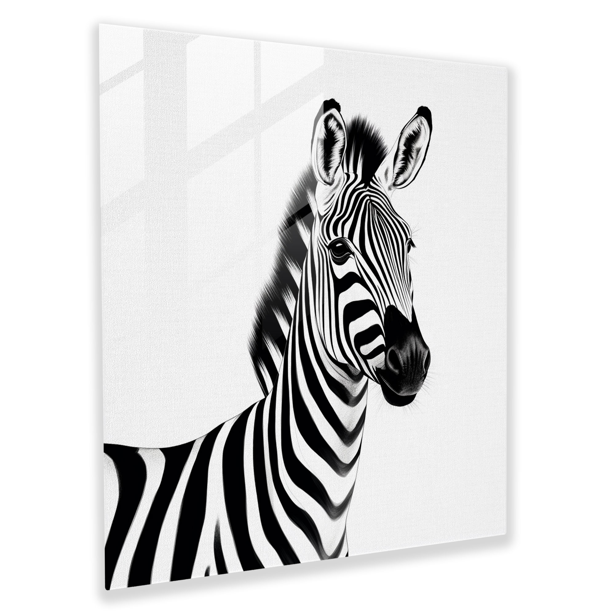 Zarif Zebra Cam Tablo - Zebra Cam Sanatı Duvar Dekorasyonu