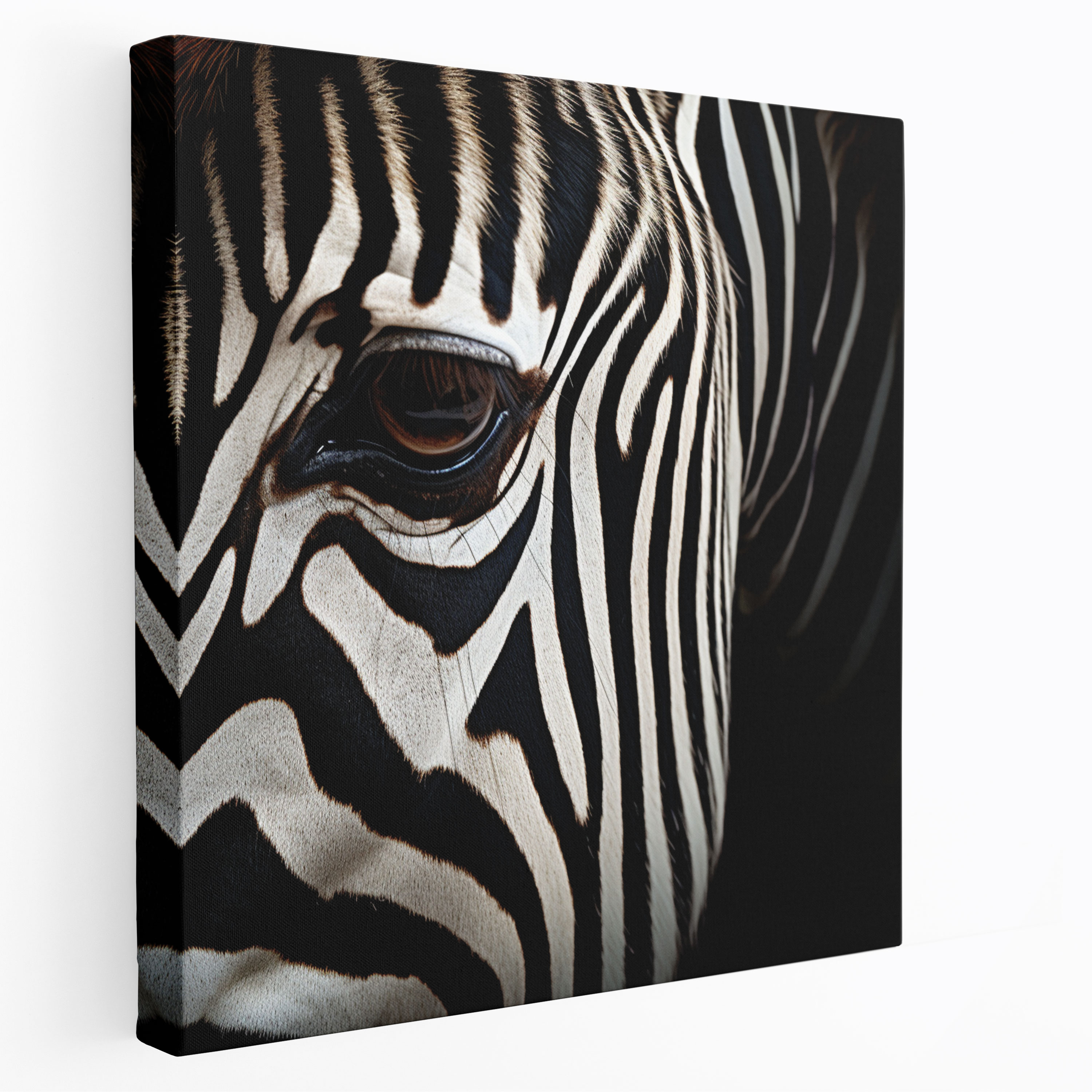 Zebra Kanvas Tablo - Görkemli Zebra - Duvar Dekorasyonu Koruma Alanı