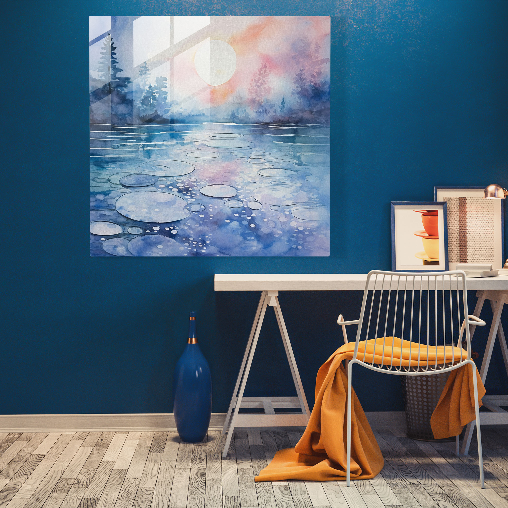 Zen Tranquility Glass Print - Zen, Glass Print, Glass Art, Calmness