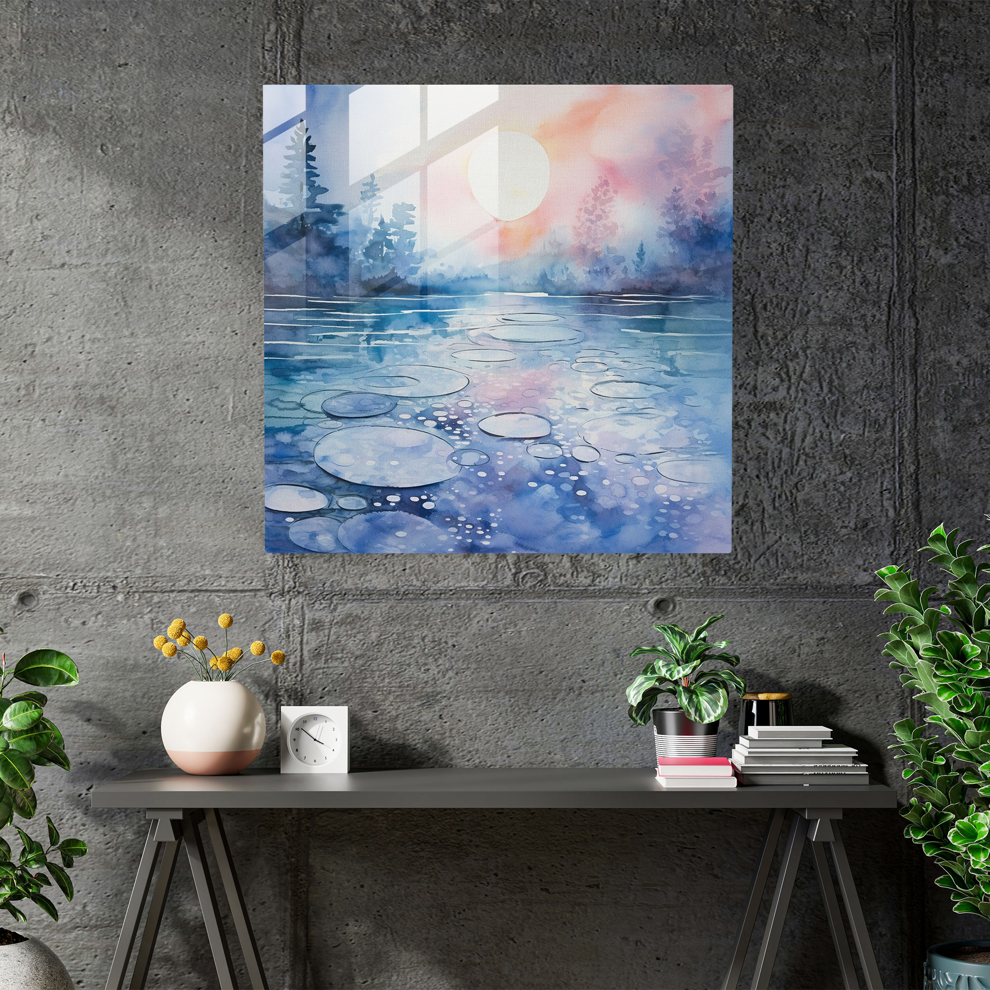 Zen Tranquility Glass Print - Zen, Glass Print, Glass Art, Calmness