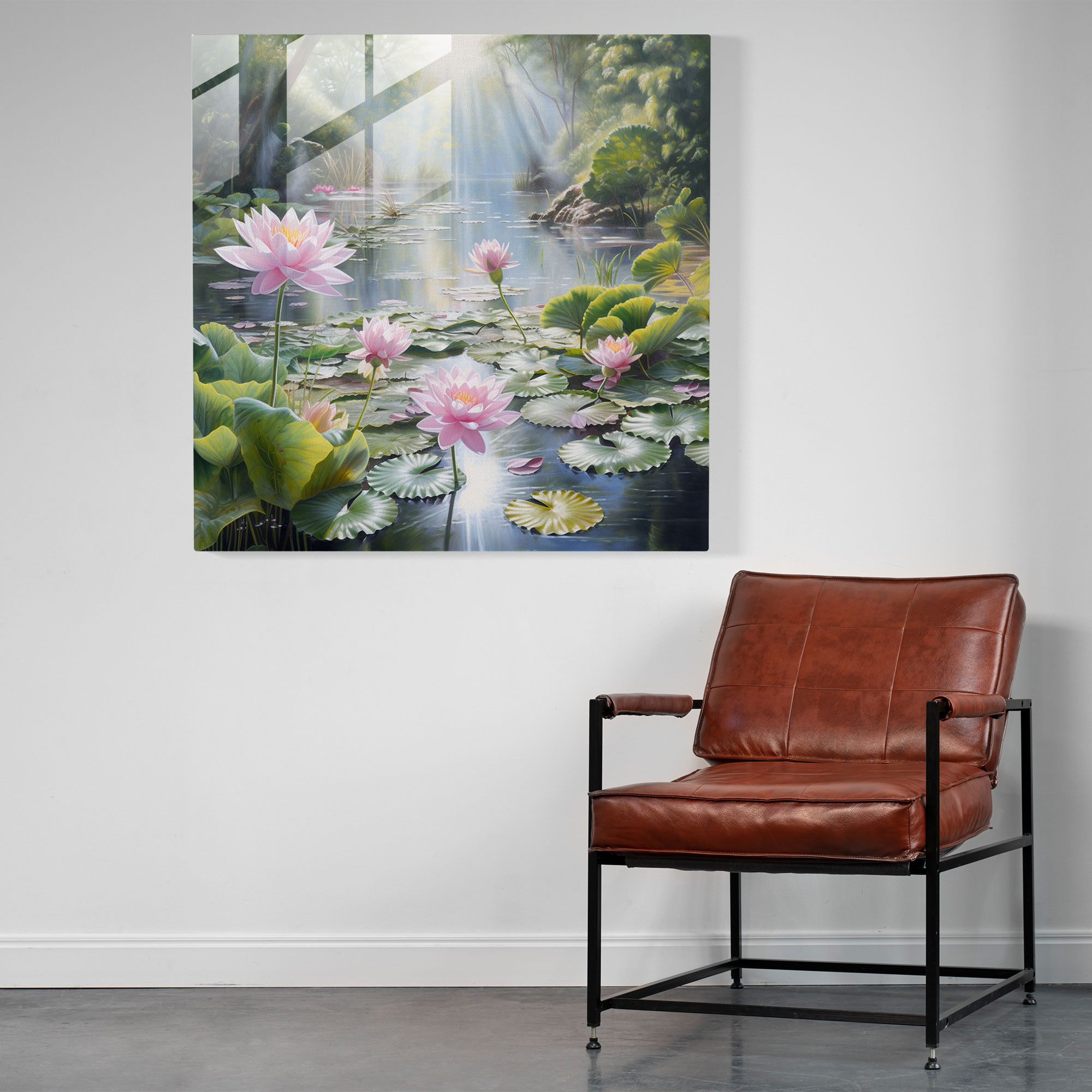 Zen Garden Glass Print - Zen, Tranquility, Glass Art, Modern Art
