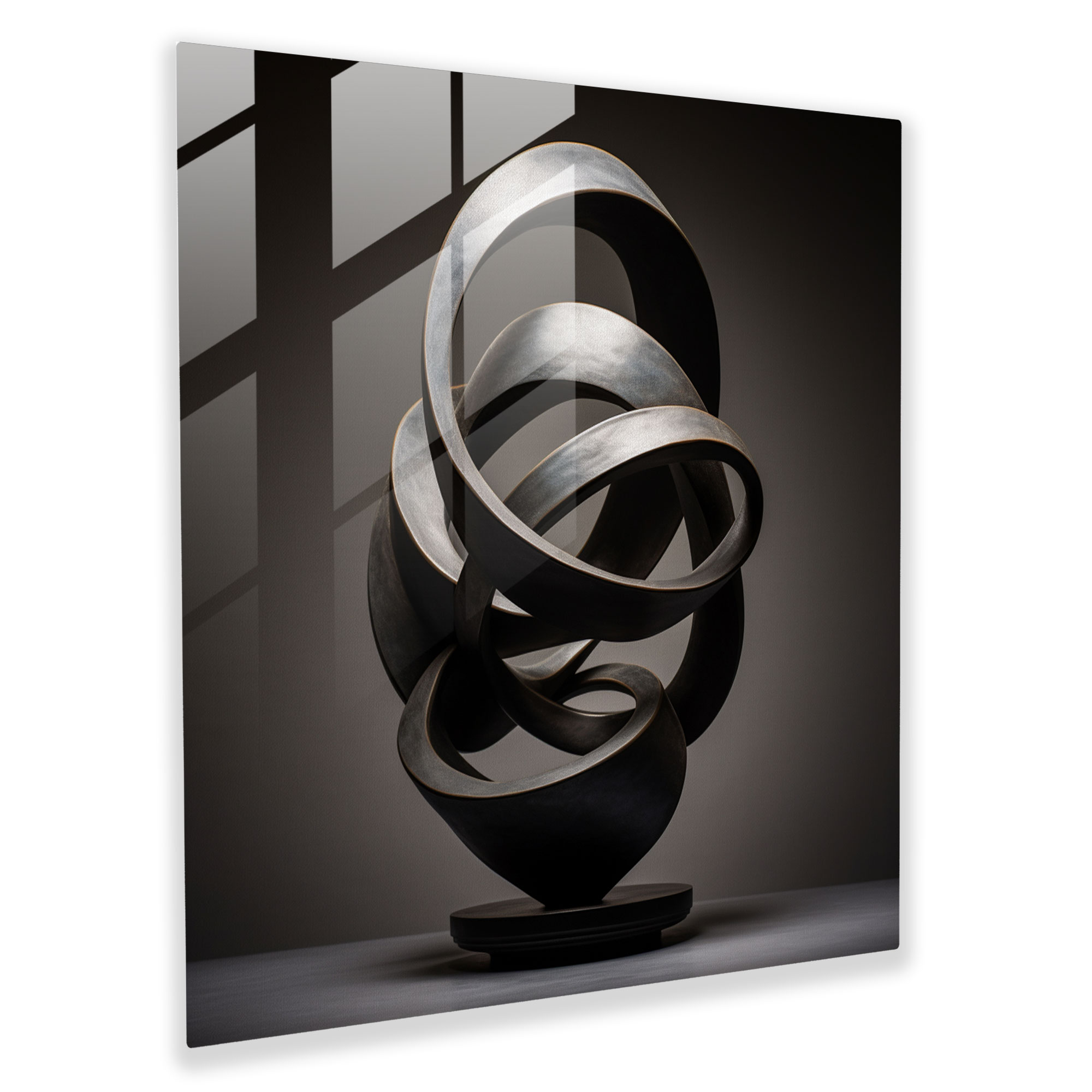 Zen Glass Print - Abstract Meditation - Zen, Glass Wall Art, Serenity, Meditation
