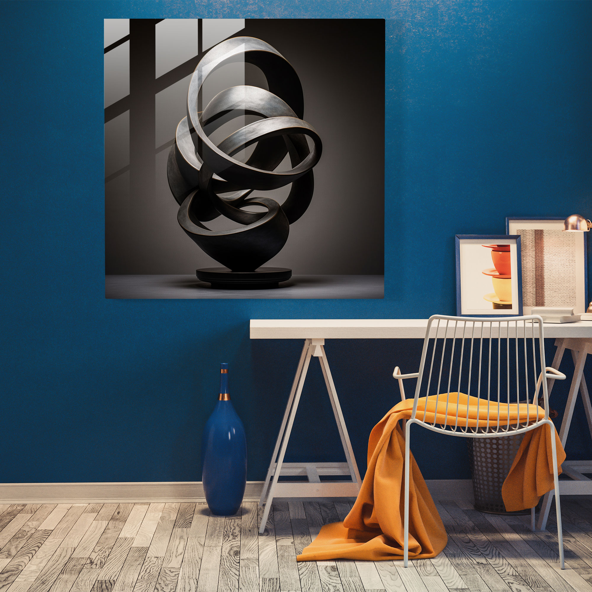 Zen Glass Print - Abstract Meditation - Zen, Glass Wall Art, Serenity, Meditation