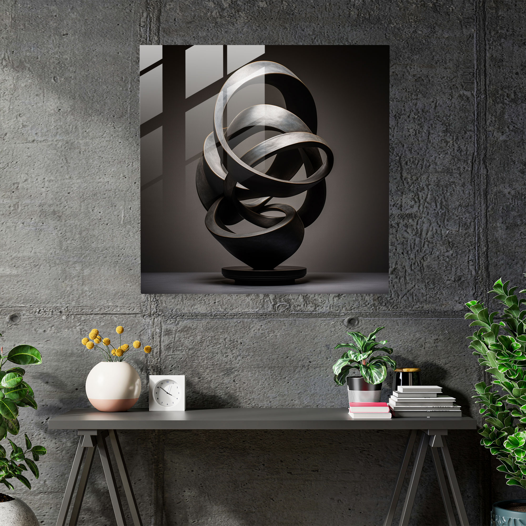 Zen Glass Print - Abstract Meditation - Zen, Glass Wall Art, Serenity, Meditation