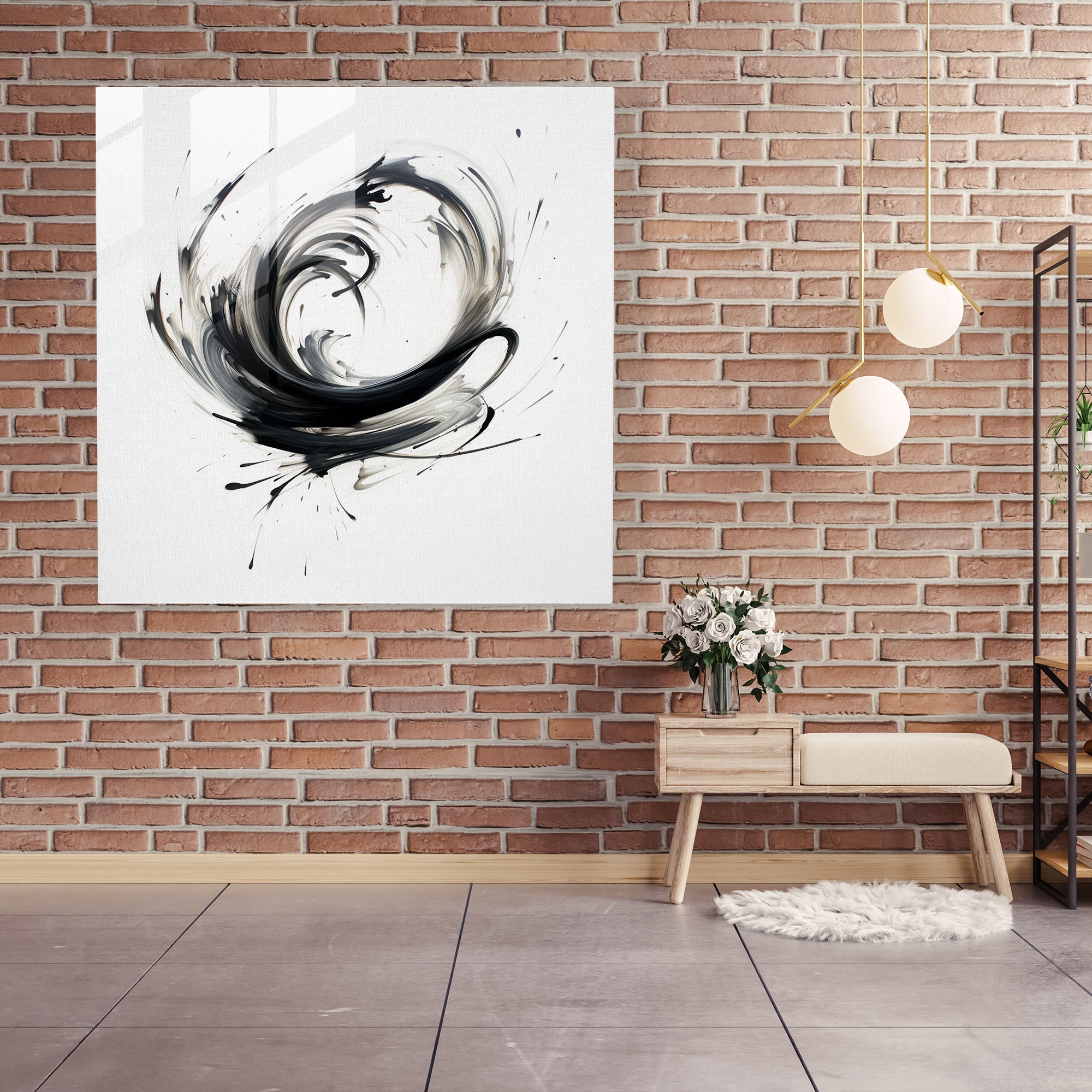 Zen Harmony Glass Print - Zen, Glass Art, Home Decoration, Zen Harmony Glass Print
