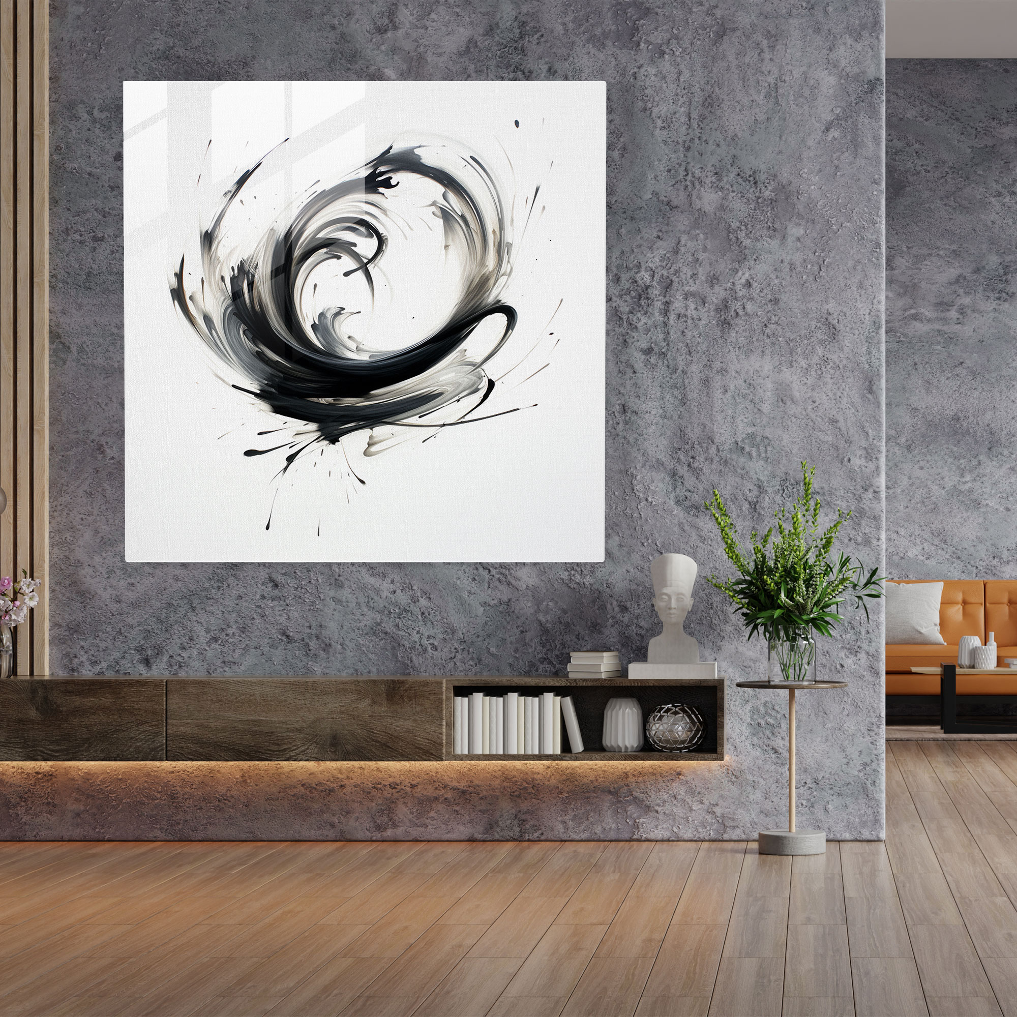 Zen Harmony Glass Print - Zen, Glass Art, Home Decoration, Zen Harmony Glass Print