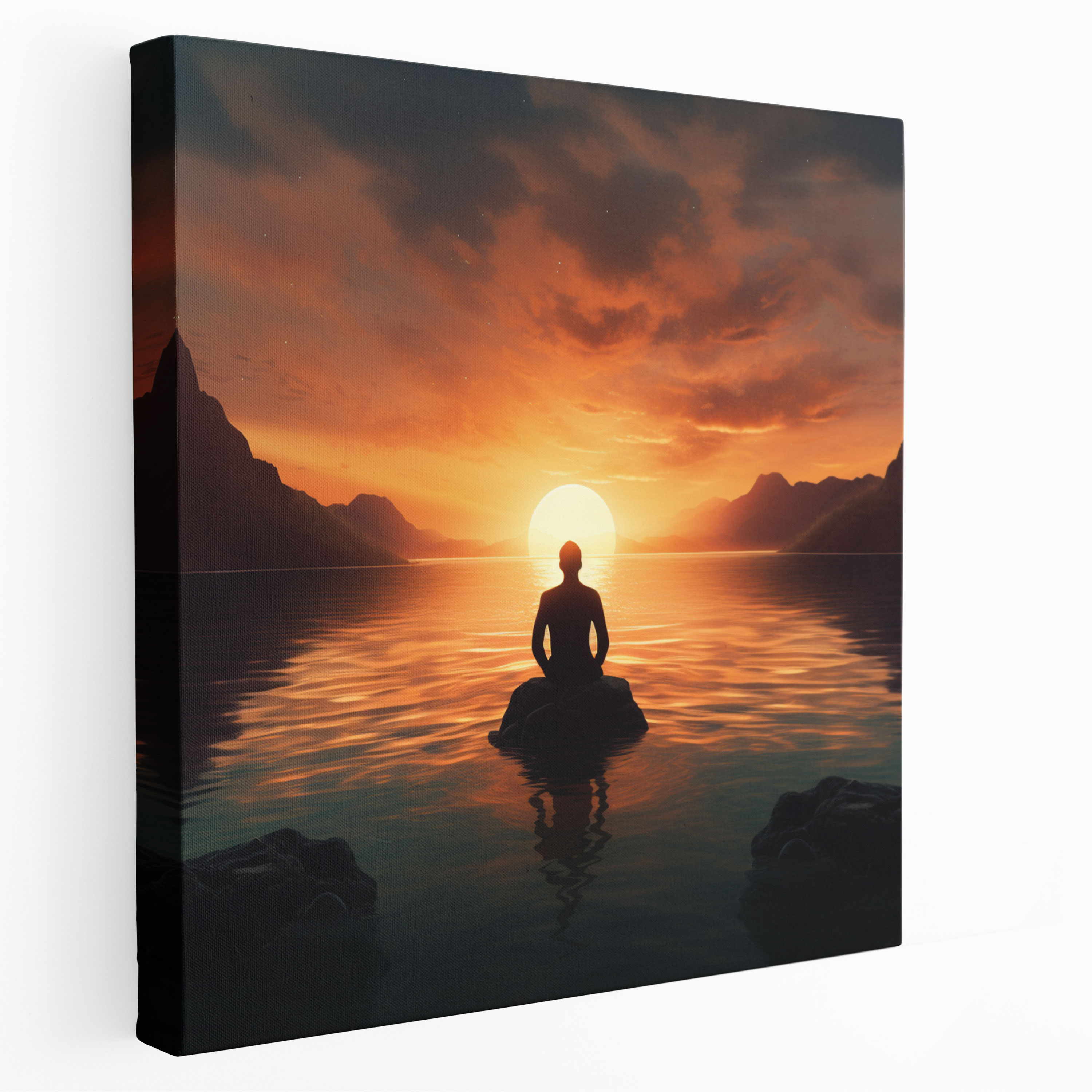 Zen Sunrise Wall Decoration - Zen, Sunrise, Home Decoration, Enlightenment