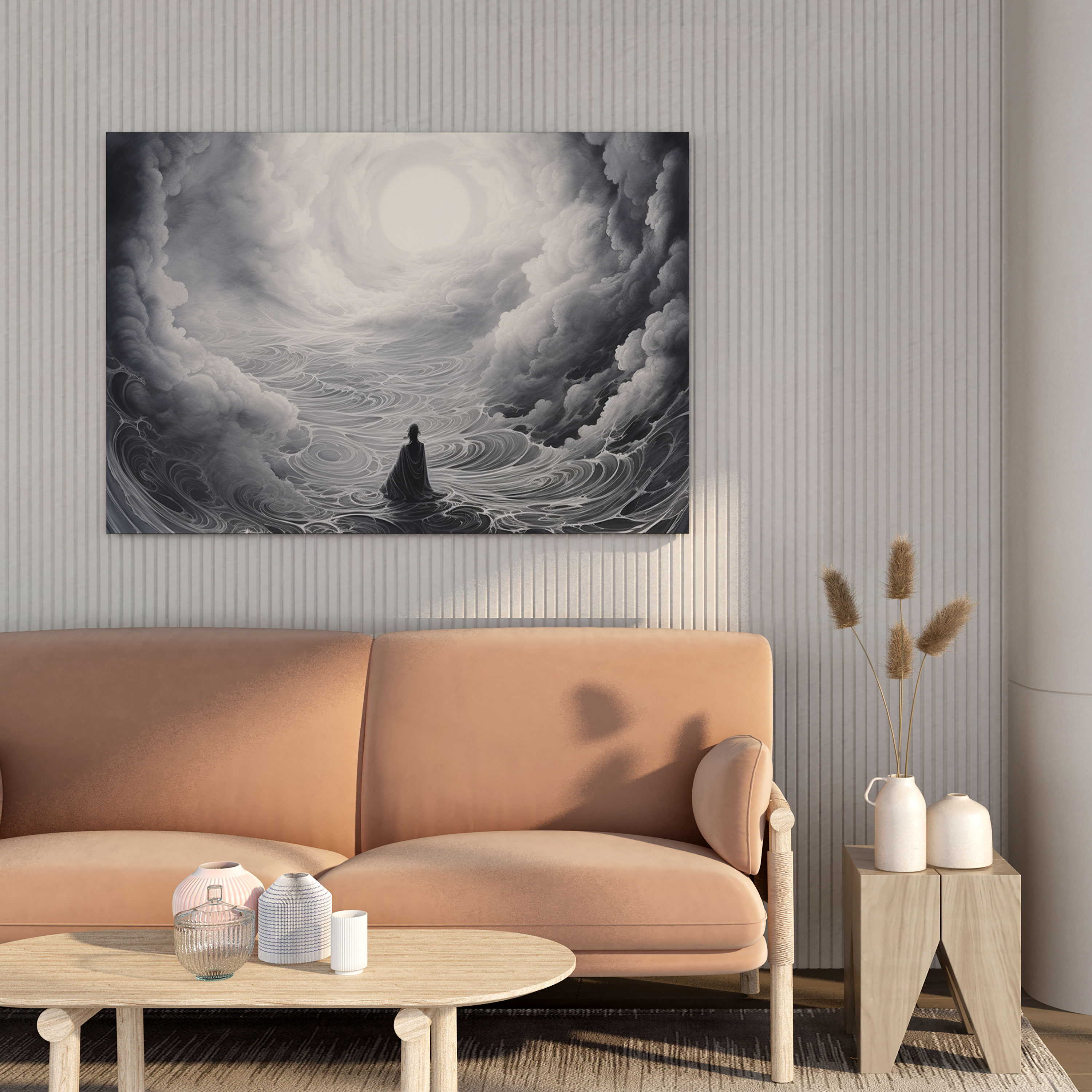 Zen Meditasyon Kanvas Tablo - Zen Duvar Sanatı Ev Dekorasyonu